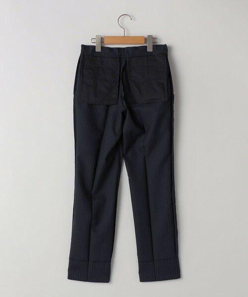 SHIPS / シップス セットアップ | SHIPS KIDS:140〜160cm /セレモニー ネイビー ストライプ スラックス パンツ | 詳細3