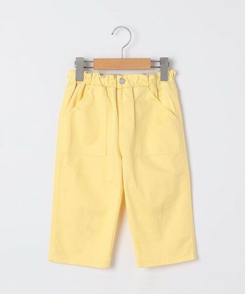 SHIPS / シップス ショート・ハーフ・半端丈パンツ | SHIPS KIDS:80〜90cm / クロップド パンツ（イエロー）