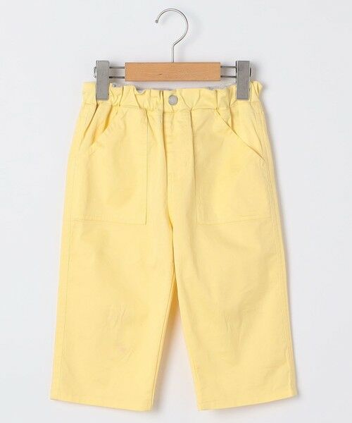SHIPS / シップス ショート・ハーフ・半端丈パンツ | SHIPS KIDS:140〜150cm / クロップド パンツ（イエロー）