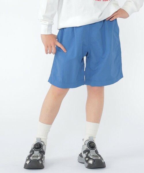 SHIPS / シップス ショート・ハーフ・半端丈パンツ | 【SHIPS KIDS別注】Gramicci:100〜130cm /デュラブル ナイロン ショーツ（ブルー）