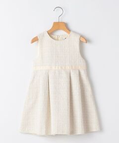 SHIPS / シップス ミニ丈・ひざ丈ワンピース | SHIPS KIDS:110〜130cm /セレモニー ラメ ツイード ジャンパースカート