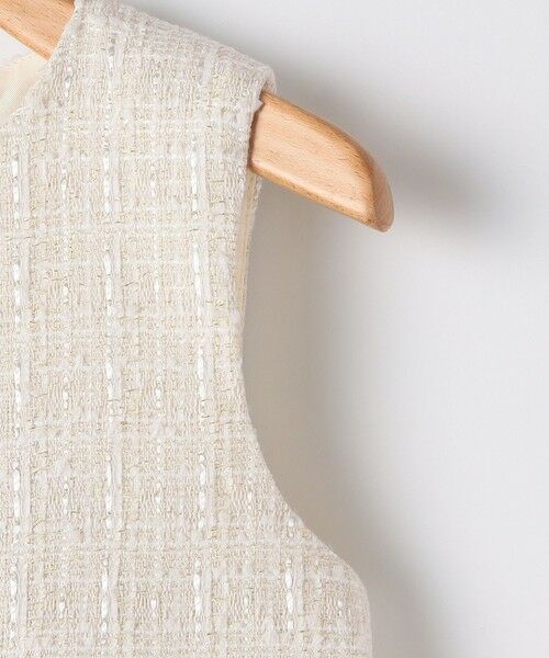 SHIPS / シップス ミニ丈・ひざ丈ワンピース | SHIPS KIDS:110〜130cm /セレモニー ラメ ツイード ジャンパースカート | 詳細6