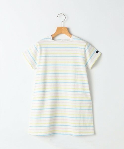 SHIPS / シップス ロング・マキシ丈ワンピース | SHIPS KIDS:90cm / ボーダー ワンピース（オフホワイト）