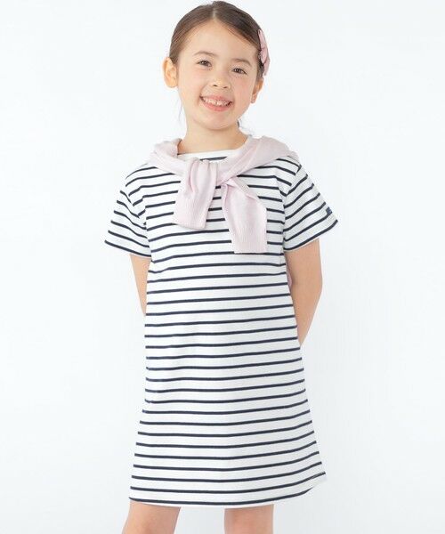 SHIPS / シップス ロング・マキシ丈ワンピース | SHIPS KIDS:100〜130cm / ボーダー ワンピース | 詳細2