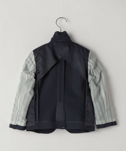 SHIPS / シップス セットアップ | SHIPS KIDS:110〜130cm /セレモニー ネイビー ストライプ ジャケット | 詳細12