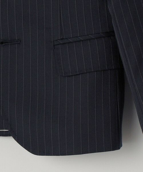 SHIPS / シップス セットアップ | SHIPS KIDS:110〜130cm /セレモニー ネイビー ストライプ ジャケット | 詳細15