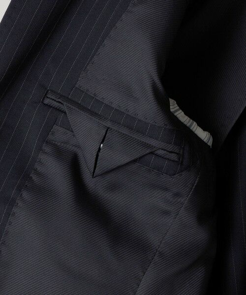 SHIPS / シップス セットアップ | SHIPS KIDS:110〜130cm /セレモニー ネイビー ストライプ ジャケット | 詳細17