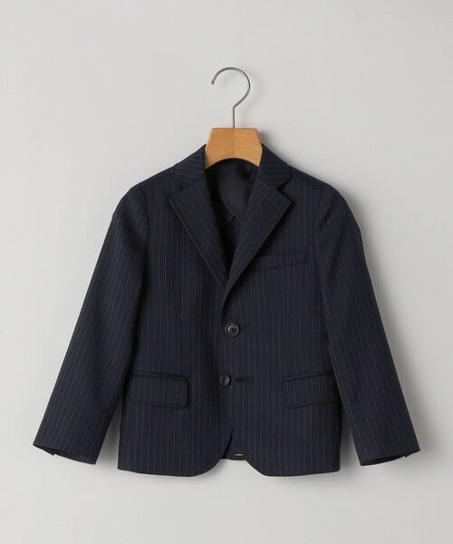 SHIPS / シップス セットアップ | SHIPS KIDS:110〜130cm /セレモニー ネイビー ストライプ ジャケット(ネイビー)