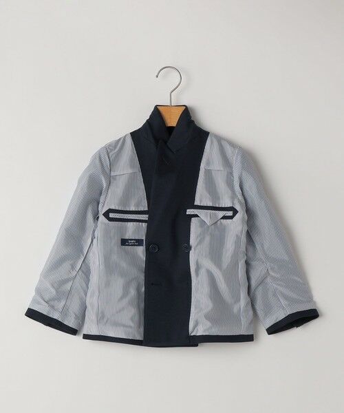 SHIPS / シップス セットアップ | SHIPS KIDS:110〜130cm /セレモニー ポンチ ダブルボタン ジャケット | 詳細2