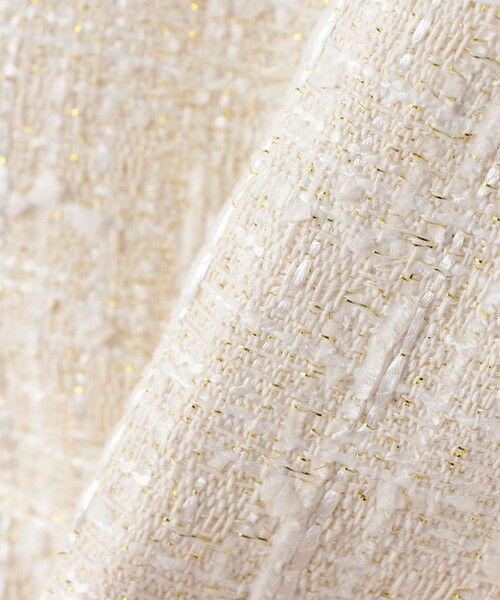 SHIPS / シップス ノーカラージャケット | SHIPS KIDS:110〜130cm /セレモニー ラメ ツイード ボレロ ジャケット | 詳細8