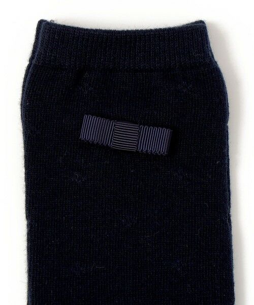 SHIPS / シップス ソックス | SHIPS KIDS:セレモニー ガールズ リボン付き ハイソックス | 詳細1