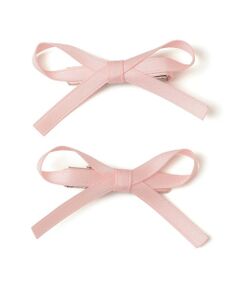 SHIPS / シップス ヘアピン | SHIPS KIDS:サテン リボン デザイン ヘアクリップ 2コセット