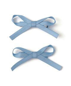 SHIPS / シップス ヘアピン | SHIPS KIDS:サテン リボン デザイン ヘアクリップ 2コセット