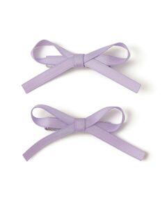 SHIPS / シップス ヘアピン | SHIPS KIDS:サテン リボン デザイン ヘアクリップ 2コセット