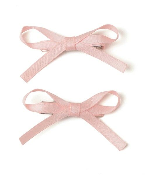 SHIPS / シップス ヘアピン | SHIPS KIDS:サテン リボン デザイン ヘアクリップ 2コセット | 詳細3