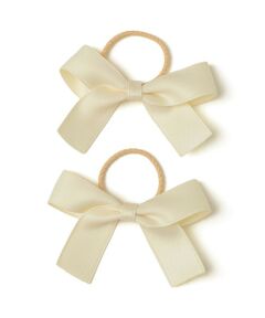 SHIPS / シップス ヘアゴム・シュシュ | SHIPS KIDS:サテン リボン ヘアゴム 2コセット