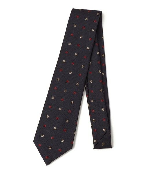 SHIPS / シップス ネクタイ | SHIPS KIDS:セレモニー 小紋柄 ネクタイ（ネイビー）