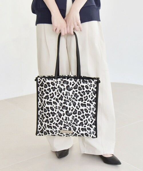 SHIPS / シップス トートバッグ | 《予約》quaranciel: 2way アニマル パイピング 巾着 トートバッグ（A4対応） | 詳細8