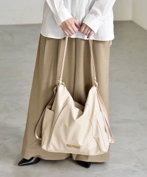 SHIPS / シップス トートバッグ | 《予約》quaranciel: 3way ポケット ジップ トート（A4対応） | 詳細1