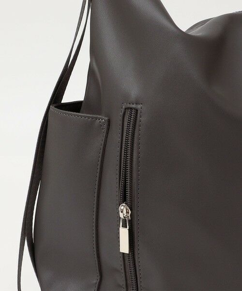 SHIPS / シップス トートバッグ | 《予約》quaranciel: 3way ポケット ジップ トート（A4対応） | 詳細16