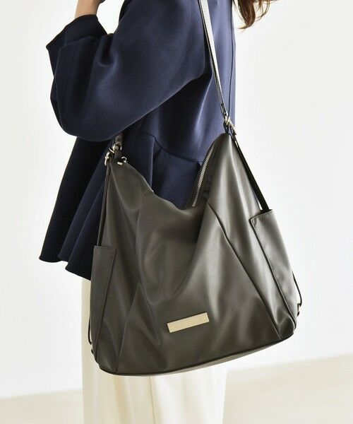 SHIPS / シップス トートバッグ | 《予約》quaranciel: 3way ポケット ジップ トート（A4対応） | 詳細6