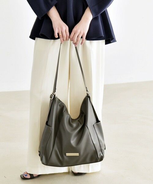 SHIPS / シップス トートバッグ | 《予約》quaranciel: 3way ポケット ジップ トート（A4対応） | 詳細8