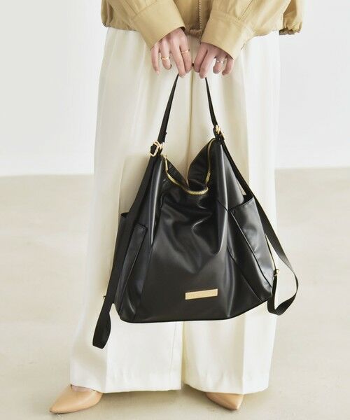 SHIPS / シップス トートバッグ | 《予約》quaranciel: 3way ポケット ジップ トート（A4対応） | 詳細26