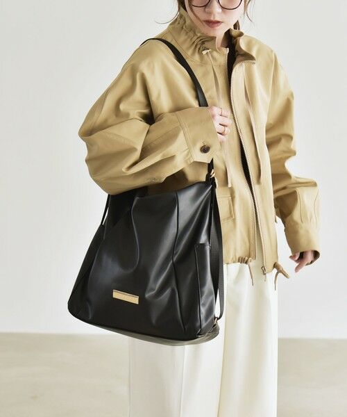 SHIPS / シップス トートバッグ | 《予約》quaranciel: 3way ポケット ジップ トート（A4対応） | 詳細22