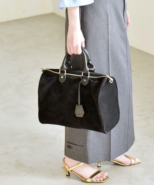 SHIPS / シップス ボストンバッグ | 《予約》quaranciel: 2way チャーム ビッグ ボストン バッグ | 詳細4