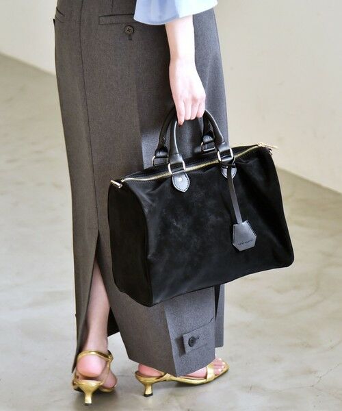 SHIPS / シップス ボストンバッグ | 《予約》quaranciel: 2way チャーム ビッグ ボストン バッグ | 詳細5