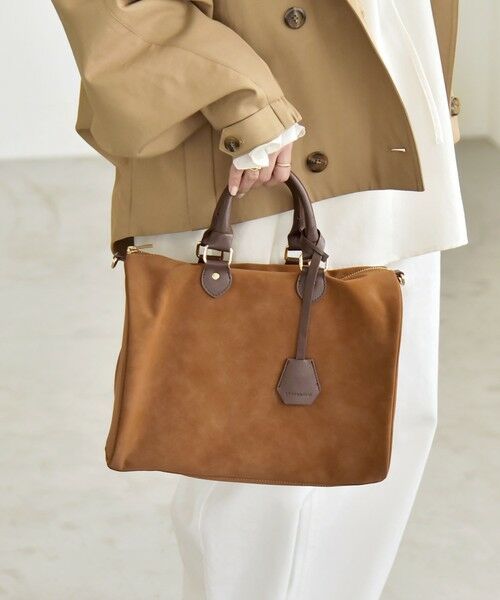 SHIPS / シップス ボストンバッグ | 《予約》quaranciel: 2way チャーム ビッグ ボストン バッグ | 詳細7