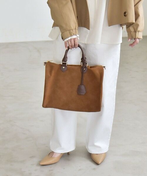 SHIPS / シップス ボストンバッグ | 《予約》quaranciel: 2way チャーム ビッグ ボストン バッグ | 詳細9