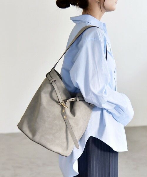 SHIPS / シップス トートバッグ | 《予約》quaranciel: ワンハンドル ベルトデザイン トート バッグ | 詳細1