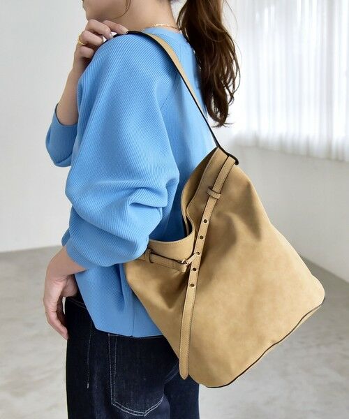 SHIPS / シップス トートバッグ | 《予約》quaranciel: ワンハンドル ベルトデザイン トート バッグ | 詳細7