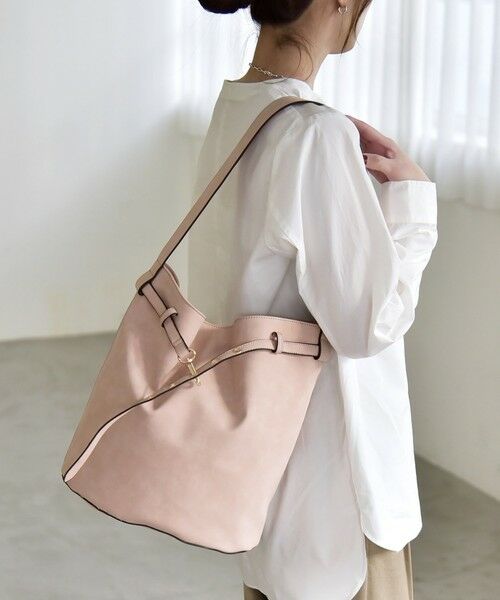 SHIPS / シップス トートバッグ | 《予約》quaranciel: ワンハンドル ベルトデザイン トート バッグ | 詳細10