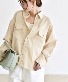 SHIPS / シップス シャツ・ブラウス | 《予約》quaranciel:〈洗濯機可能〉ルーズ ポケット シャツ