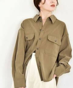 SHIPS / シップス シャツ・ブラウス | 《予約》quaranciel:〈洗濯機可能〉ルーズ ポケット シャツ