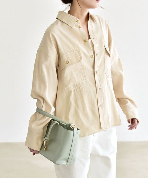 SHIPS / シップス シャツ・ブラウス | 《予約》quaranciel:〈洗濯機可能〉ルーズ ポケット シャツ | 詳細10