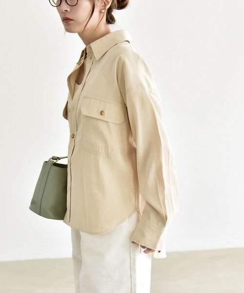 SHIPS / シップス シャツ・ブラウス | 《予約》quaranciel:〈洗濯機可能〉ルーズ ポケット シャツ | 詳細6