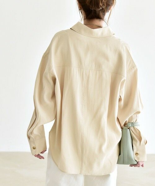 SHIPS / シップス シャツ・ブラウス | 《予約》quaranciel:〈洗濯機可能〉ルーズ ポケット シャツ | 詳細7