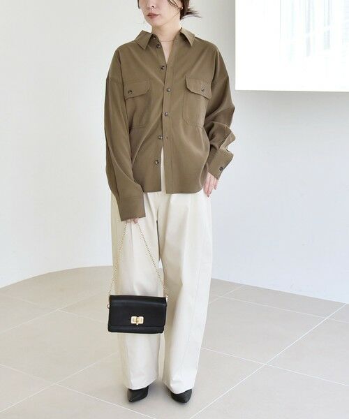 SHIPS / シップス シャツ・ブラウス | 《予約》quaranciel:〈洗濯機可能〉ルーズ ポケット シャツ | 詳細16