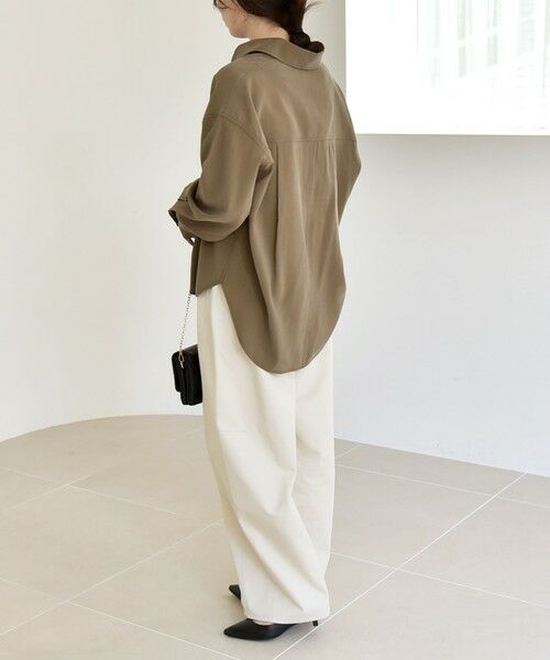 SHIPS / シップス シャツ・ブラウス | 《予約》quaranciel:〈洗濯機可能〉ルーズ ポケット シャツ | 詳細17