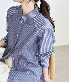 SHIPS / シップス シャツ・ブラウス | 《予約》quaranciel:〈洗濯機可能〉レギュラーカラー ヨーク ルーズ シャツ