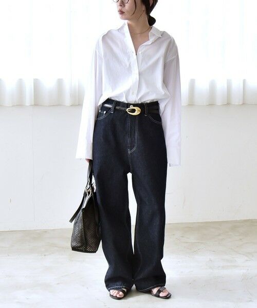 SHIPS / シップス シャツ・ブラウス | 《予約》quaranciel:〈洗濯機可能〉レギュラーカラー ヨーク ルーズ シャツ | 詳細1