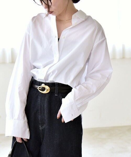 SHIPS / シップス シャツ・ブラウス | 《予約》quaranciel:〈洗濯機可能〉レギュラーカラー ヨーク ルーズ シャツ | 詳細10