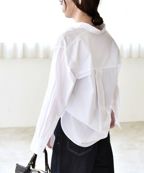 SHIPS / シップス シャツ・ブラウス | 《予約》quaranciel:〈洗濯機可能〉レギュラーカラー ヨーク ルーズ シャツ | 詳細6