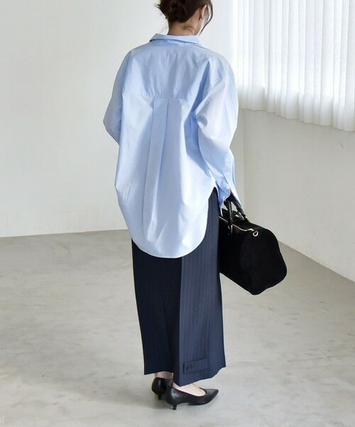 SHIPS / シップス シャツ・ブラウス | 《予約》quaranciel:〈洗濯機可能〉レギュラーカラー ヨーク ルーズ シャツ | 詳細14