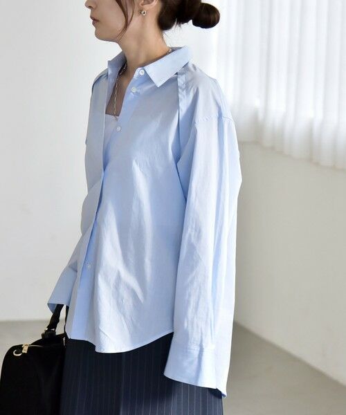 SHIPS / シップス シャツ・ブラウス | 《予約》quaranciel:〈洗濯機可能〉レギュラーカラー ヨーク ルーズ シャツ | 詳細17