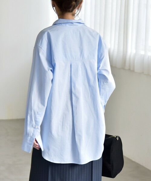 SHIPS / シップス シャツ・ブラウス | 《予約》quaranciel:〈洗濯機可能〉レギュラーカラー ヨーク ルーズ シャツ | 詳細18