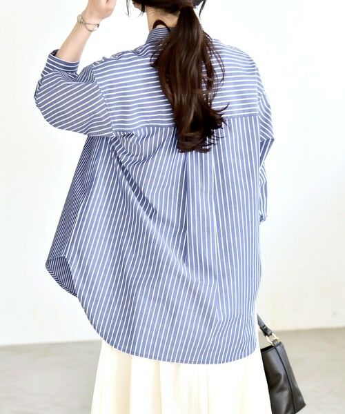 SHIPS / シップス シャツ・ブラウス | 《予約》quaranciel:〈洗濯機可能〉レギュラーカラー ヨーク ルーズ シャツ | 詳細30